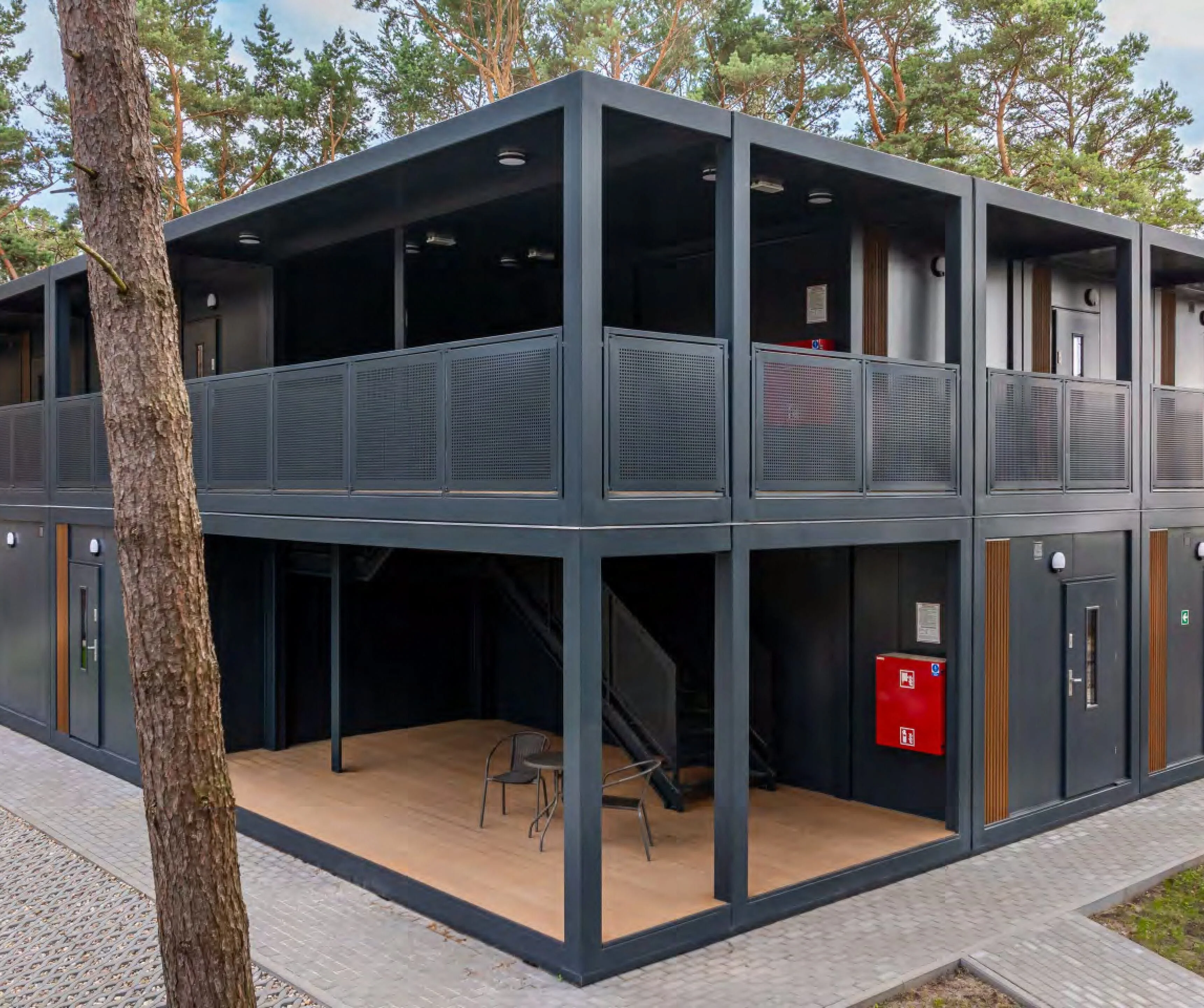 Modular Hotel on the Hel Peninsula - Professional modular construction project showcasing modern building techniques and sustainable architecture