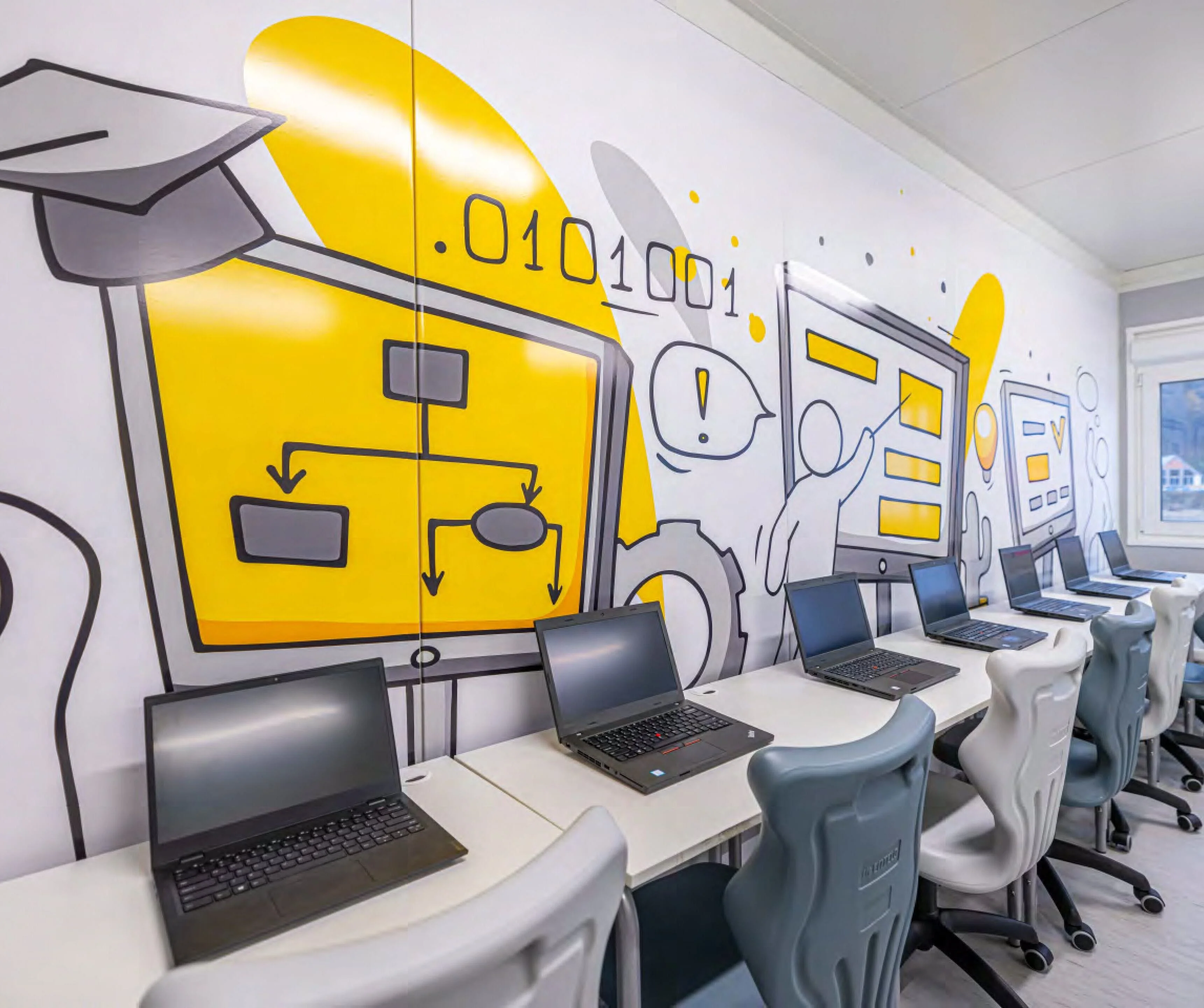 Modular School and Kindergarten additional view 2 - Detailed view of modular construction project